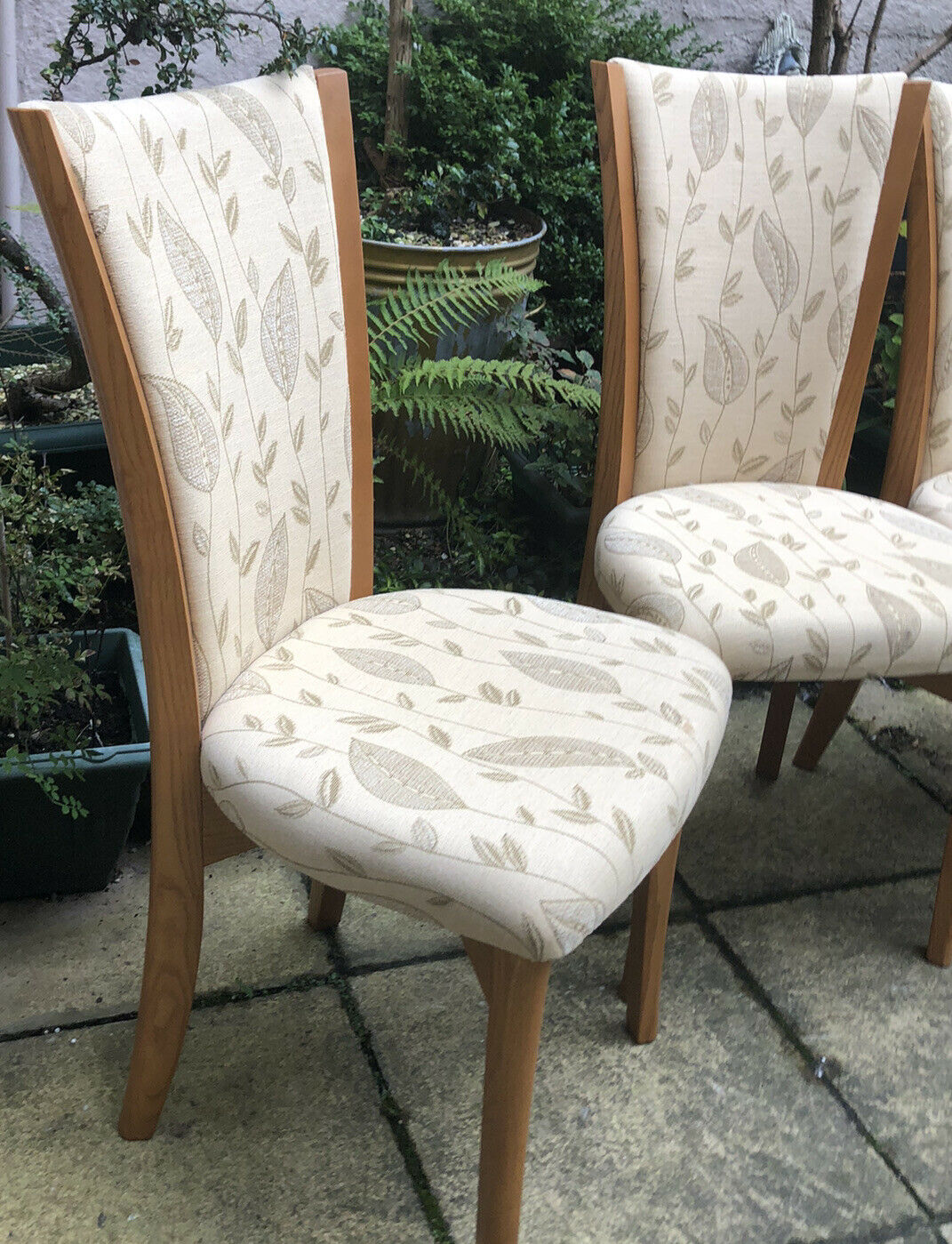 SUPERB SET OF 4 MODERN ERCOL HIGH BACK DINING CHAIRS, VERY CLEAN CONDITION, Water Wheel